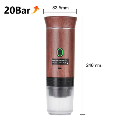Wireless Electric Portable Espresso Coffee Machine