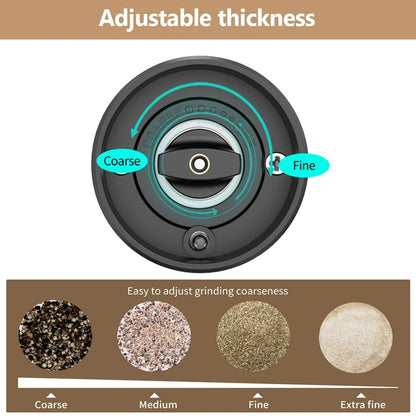 Electric Pepper Grinder Stainless Steel Salt And Pepper Grinder - HomeyKitchen