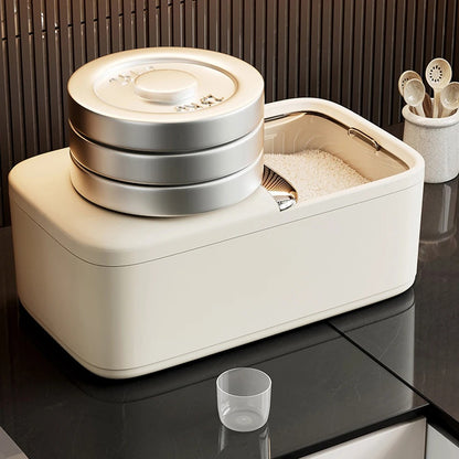10KG Rice Storage Box Home with Lid - HomeyKitchen