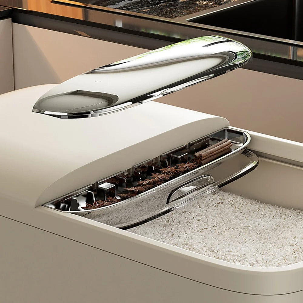 10KG Rice Storage Box Home with Lid - HomeyKitchen