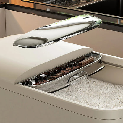 10KG Rice Storage Box Home with Lid - HomeyKitchen