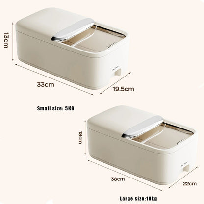 10KG Rice Storage Box Home with Lid - HomeyKitchen