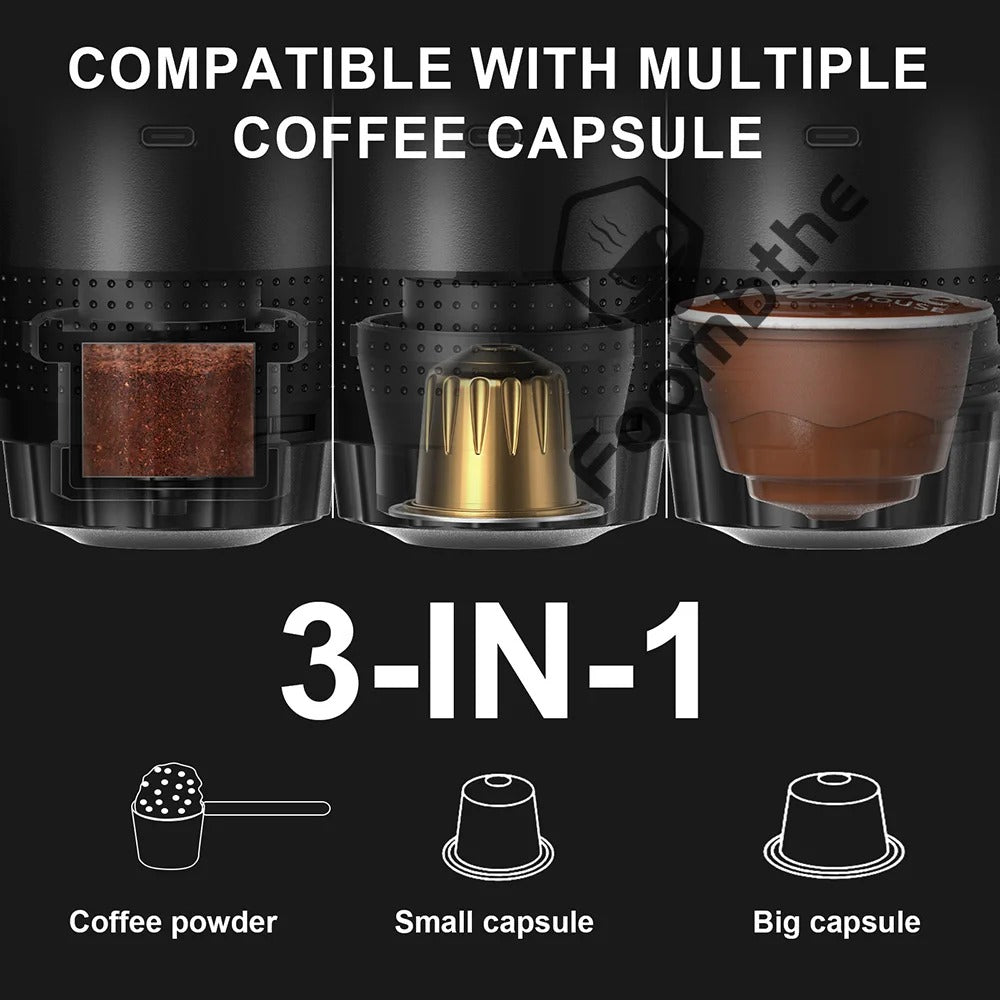 Wireless Electric Portable Espresso Coffee Machine