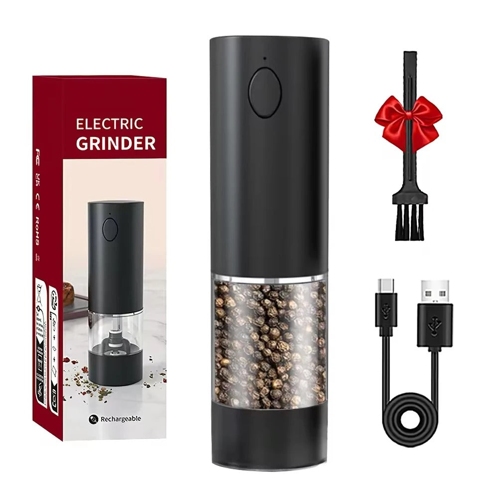 Electric Pepper Grinder Stainless Steel Salt And Pepper Grinder - HomeyKitchen