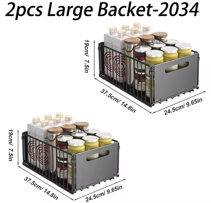 Kitchen Storage Rack Pull Out Cabinet Organizer Slide Drawer Storage - HomeyKitchen